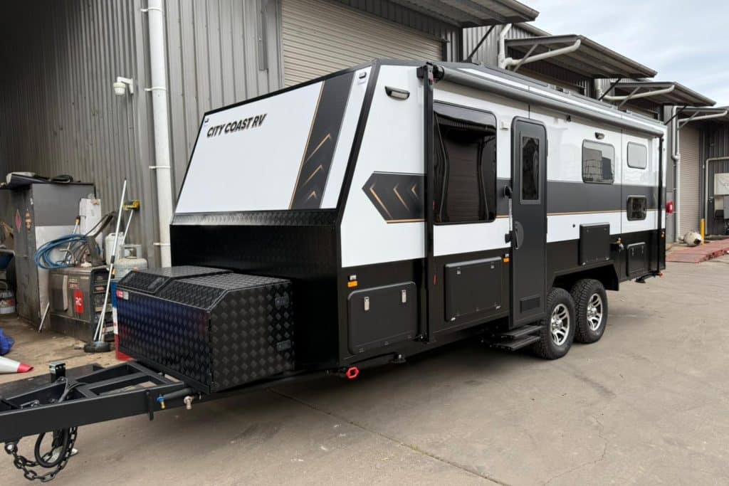 Image showing the outside of the Family Caravan