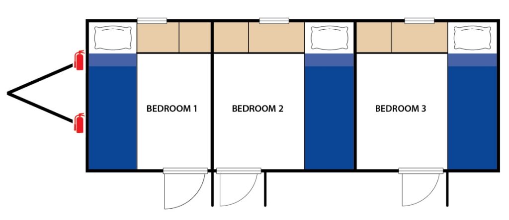 Accomodation Trailer Floor Plan